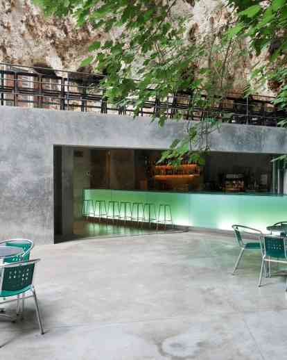 克里斯托波尔图洞穴里的酒吧。马略卡岛。西班牙