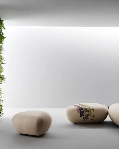 贝内德塔·塔格里亚布为帕索尼自然设计的沙发 “植物”