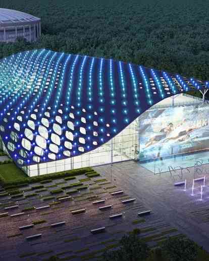 莫斯科卢日尼基奥林匹克综合大楼游泳池重建项目