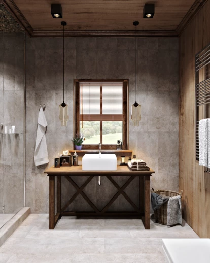 木质浴室