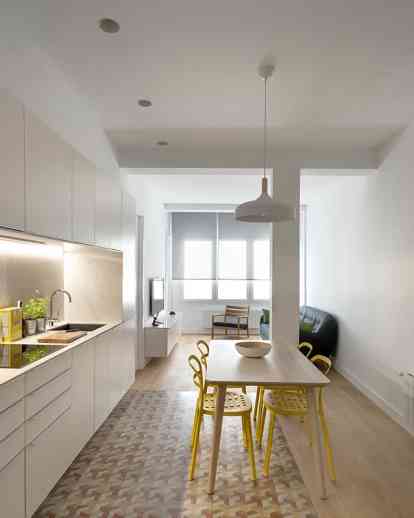 巴伦西亚公寓的整体修复和室内设计