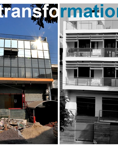 印度古尔冈商业建筑的翻新